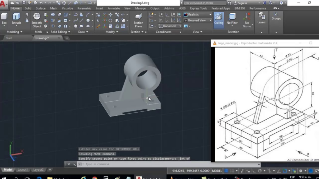 dibujar en 3D en AutoCAD